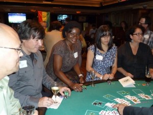 Having a great time at the Friends of Fresh and Green Academy 2011 Poker Fundraiser
